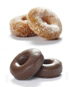 Roscos Fritos Roscos, fritos bañados en cacao