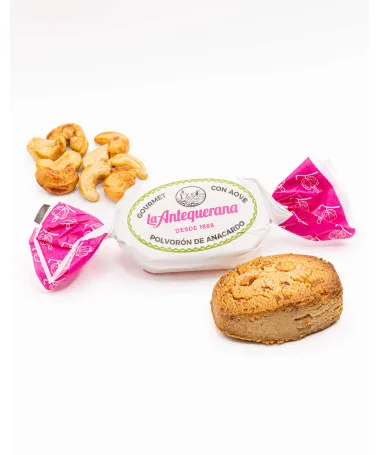 Polvorón Gourmet de Anacardo con Aceite de Oliva Virgen extra