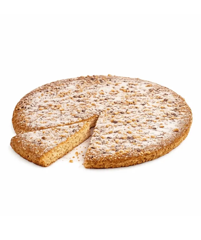 Torta de Avellana artesanal, esponjoso y de sabor tradicional.