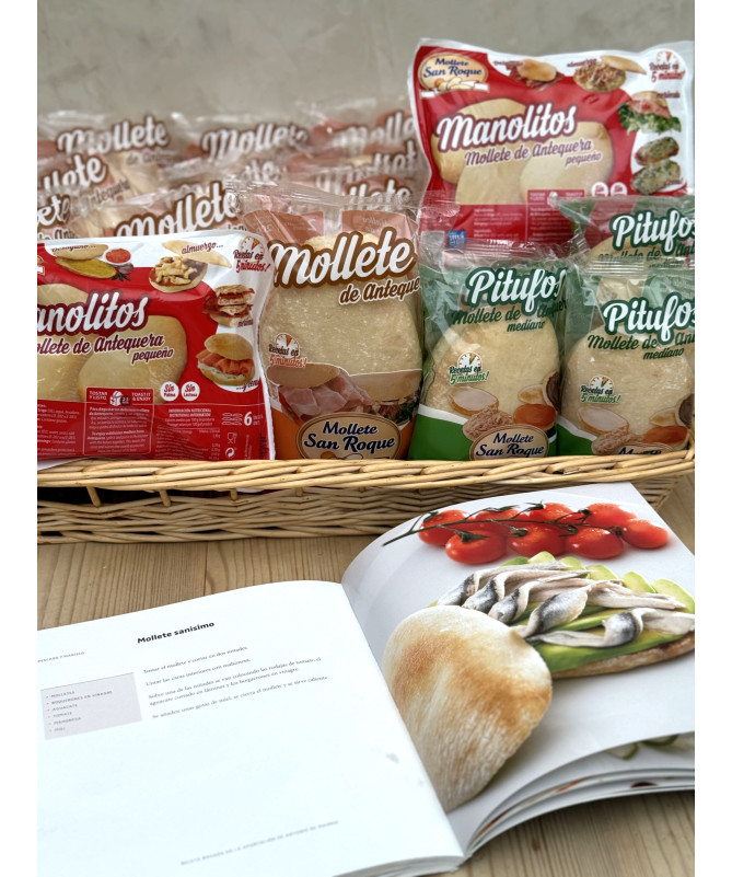 Libro "50 recetas con Molletes de Antequera"