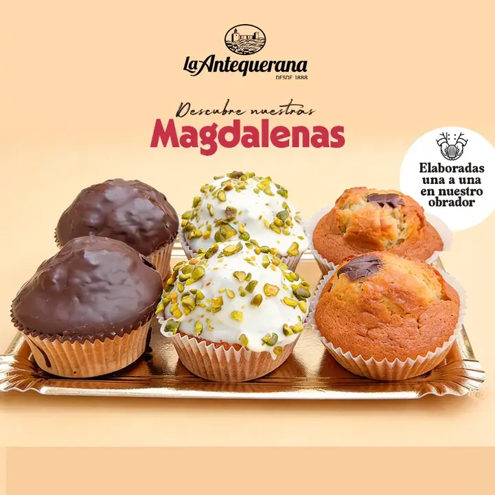 Magdalenas y dulces frescos de La Antequerana