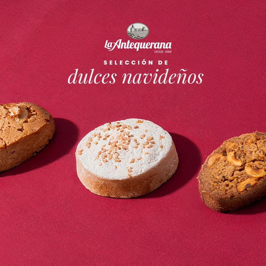 Selección de dulces navideños La Antequerana